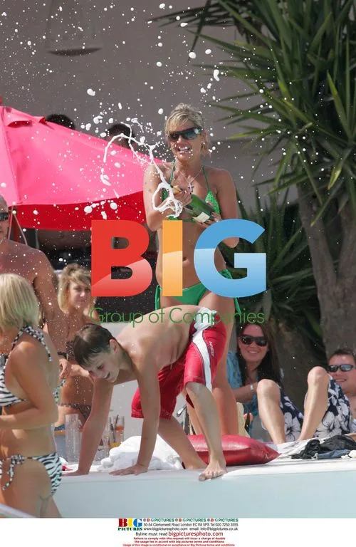 Celebs by the Pool in Marbella