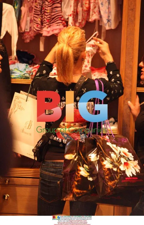 Katie Price out shopping with mum