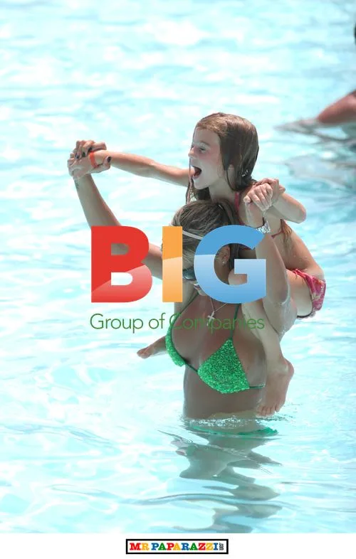 Celebs by the Pool in Marbella