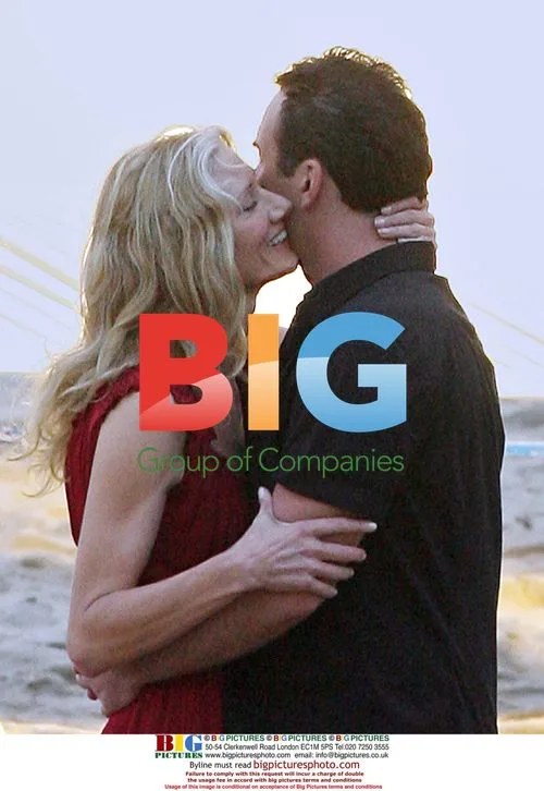 Julian McMahon and Joely Richardson film romantic scene