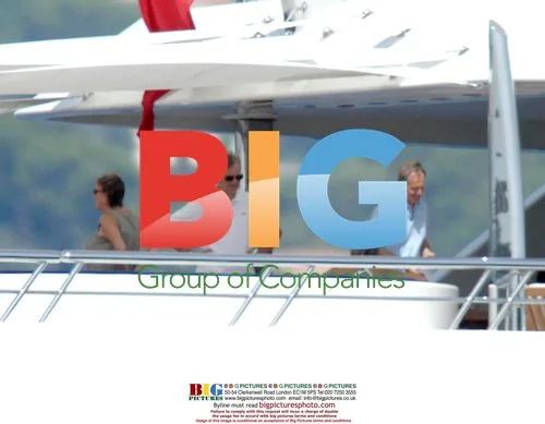 Tony Blair on Bernard Arnault's yacht