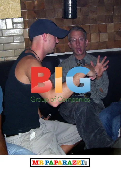 Andy Dick looking disheveled at Axis nightclub