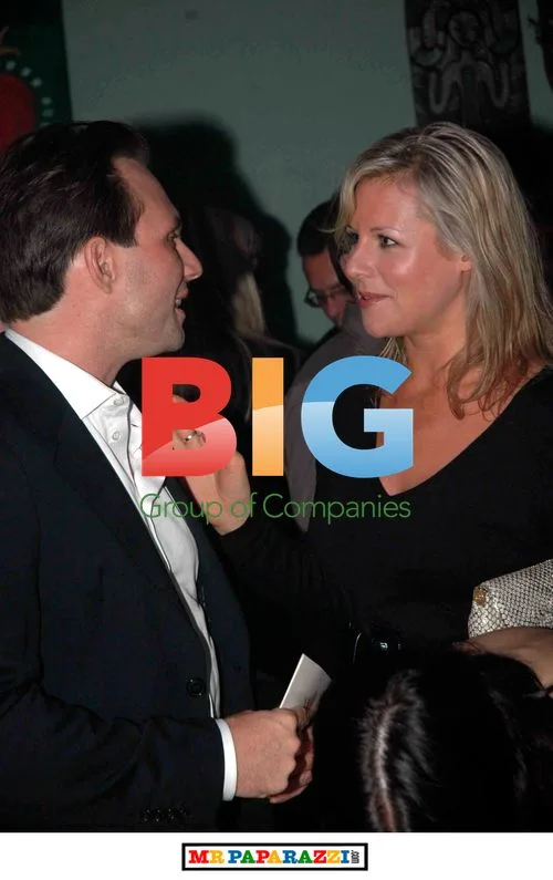 Abi Titmuss and Christian Slater at Edinburgh Comedy Awards