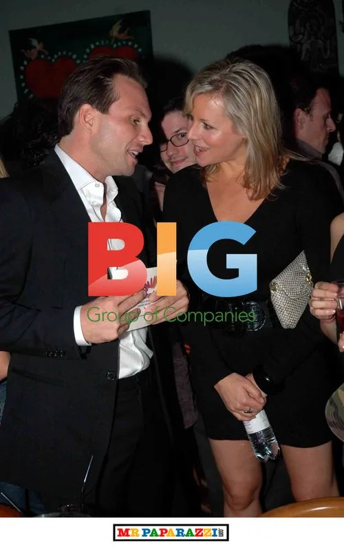 Abi Titmuss and Christian Slater at Edinburgh Comedy Awards