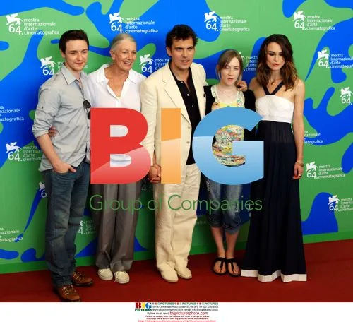 Keira Knightley and 'Atonement' Cast at Venice Film Festival