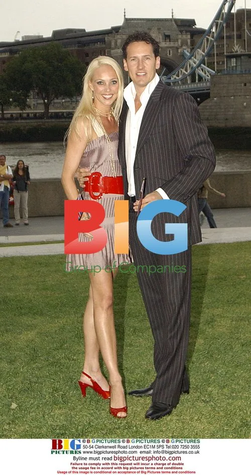 Brendan Cole and Camilla Dallerup arrive at Eurovision Dance Contest 2007
