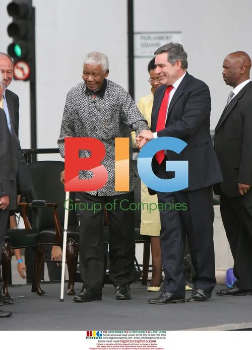 Unveiling of the Nelson Mandela Statue in London