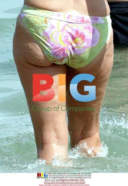 Francois Hollande and Valerie Trierweiler swim together
