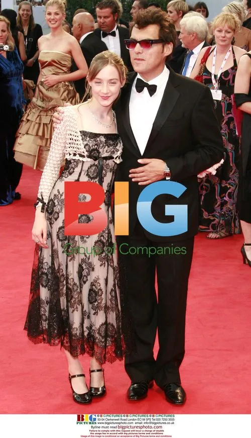 Director Joe Wright and Saoirse Ronan at Venice Film Festival