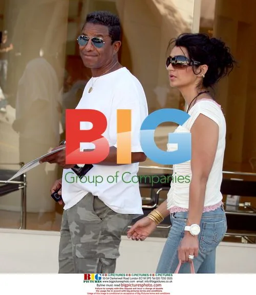 Jermaine Jackson and Wife Halima Rashid Shopping in Beverly Hills