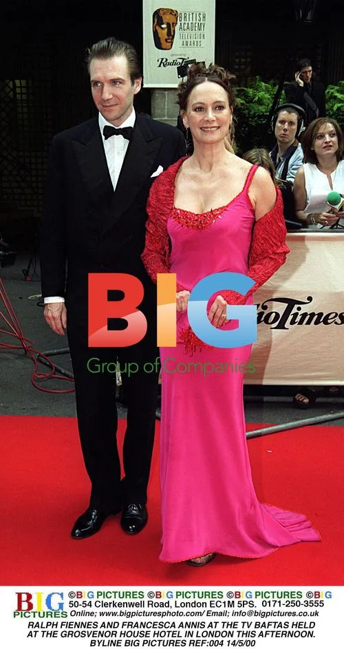 Ralph Fiennes and Francesca Annis at 2000 TV BAFTAs