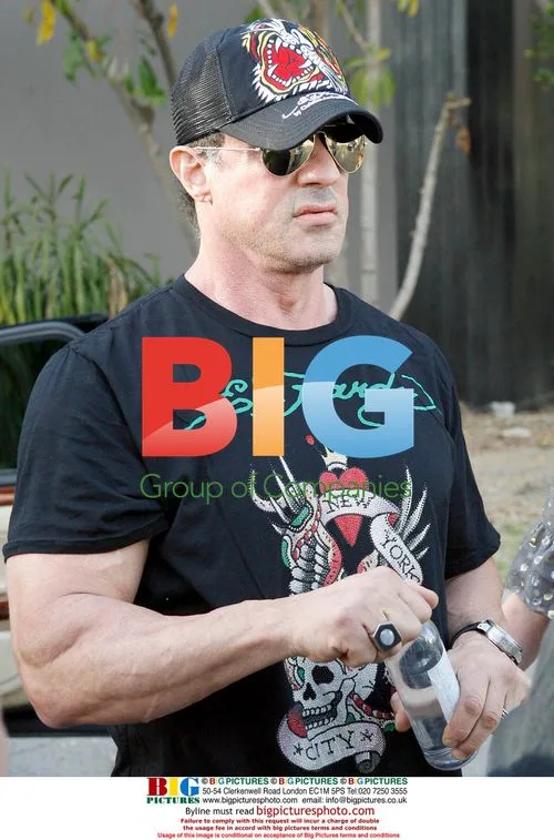Sylvester Stallone at Christian Audigier Warehouse