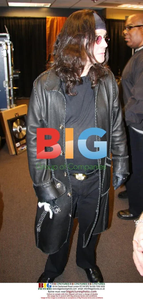 Ozzy Osbourne Backstage After Concert