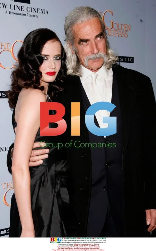 Eva Green and Sam Elliot at 'The Golden Compass' premiere