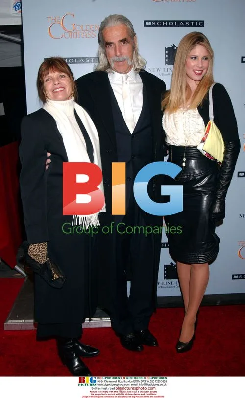 Katherine Ross, Sam Elliot, and Cleo Rose Elliot at 'The Golden Compass' Premiere