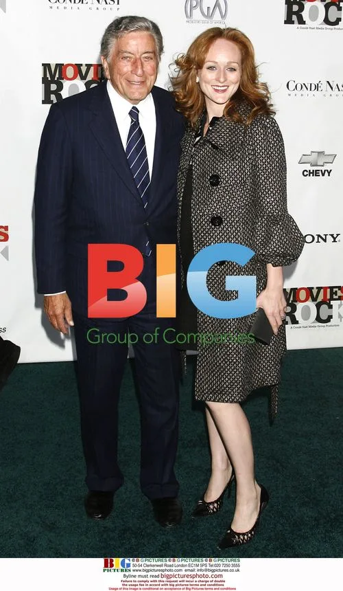 Tony Bennett and Susan Crow at Movies Rock event
