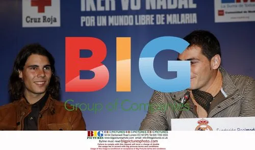 Rafa Nadal and Iker Casillas at Charity Match