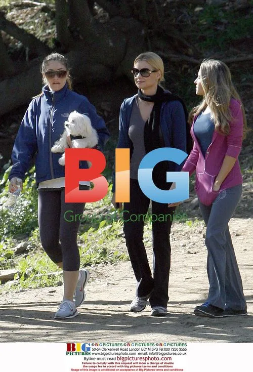 Brooke Muller hiking with friends