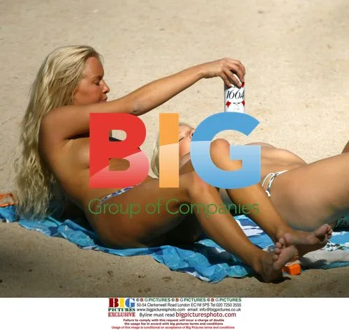 Models Anna Taverner and Michelle Marsh On Holiday
