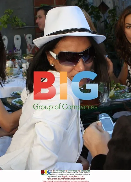 Welsh Beauty 'Downtown' Julie Brown Lunches at The Ivy Cafe
