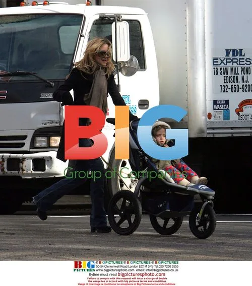 Kate Hudson takes son Ryder for a stroll in Soho