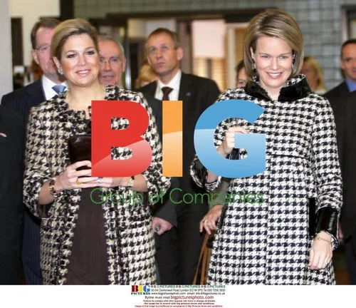 Maxima and Mathilde at Dutch/Belgian Art Exhibit