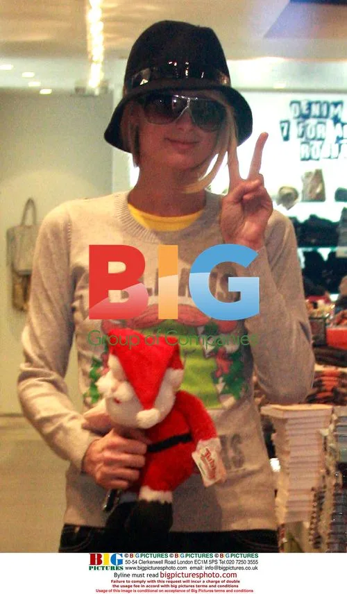 Paris Hilton goes shopping in Beverly Hills