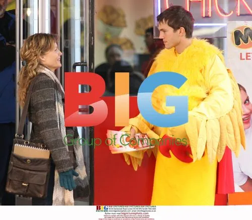 Ashton Kutcher and Michelle Pfeiffer on Personal Effects set