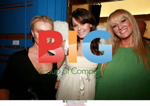 Karen Millen, Becky and Sarah at Gran Centenario event