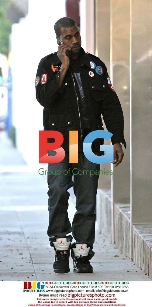 Kanye West Shopping on Beverly Blvd.