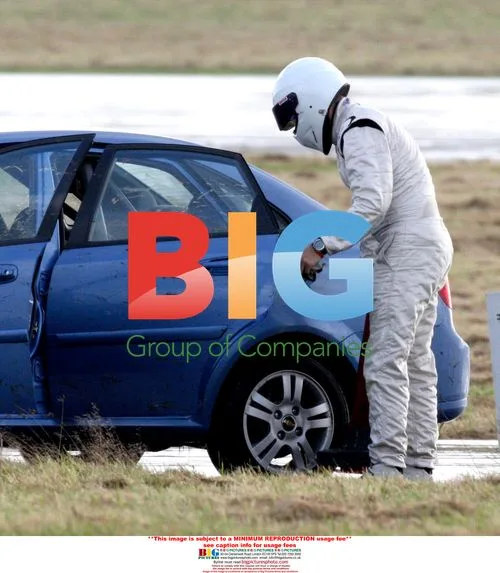 The Stig and Keith Allen on Top Gear