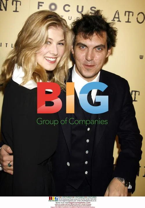 Joe Wright and Rosmund Pike at Atonement Premiere