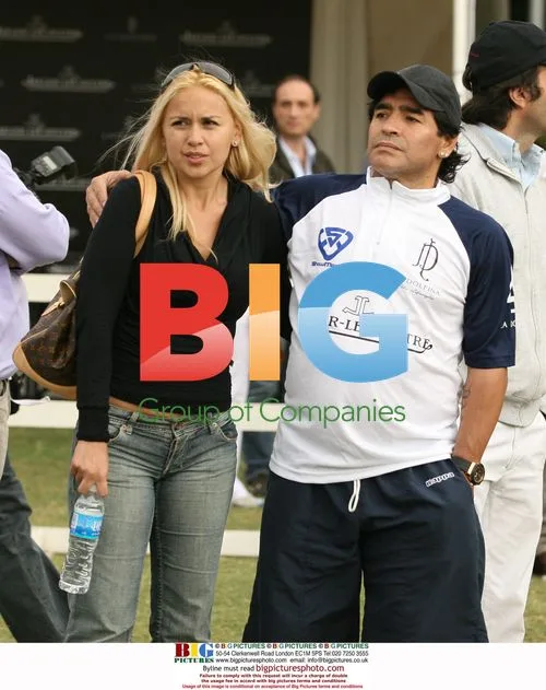 Maradona Attends Argentine Polo Final