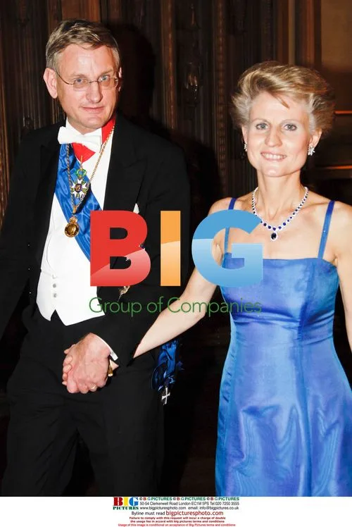 Carl Bildt and wife at Nobel Prize ceremony