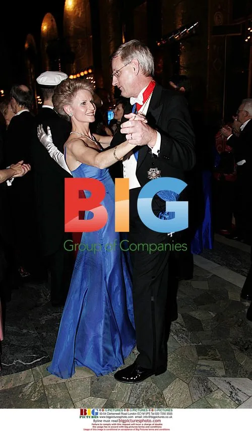Swedish FM Carl Bildt and Wife at Nobel Prize Festivities