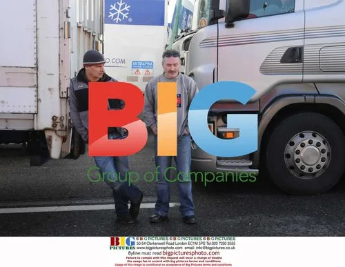 Truck Drivers on Strike in Rome