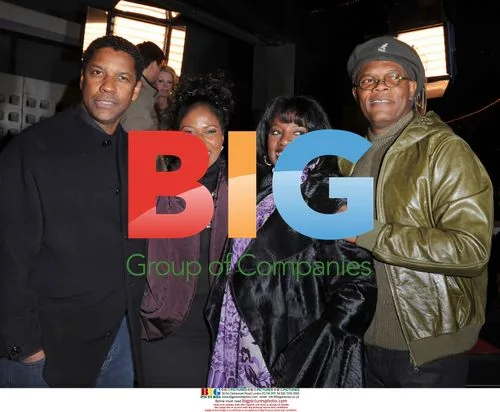 Denzel Washington, Pauletta Washington, Samuel L. Jackson and LaTanya Richardson at "The Great Debaters" Premiere