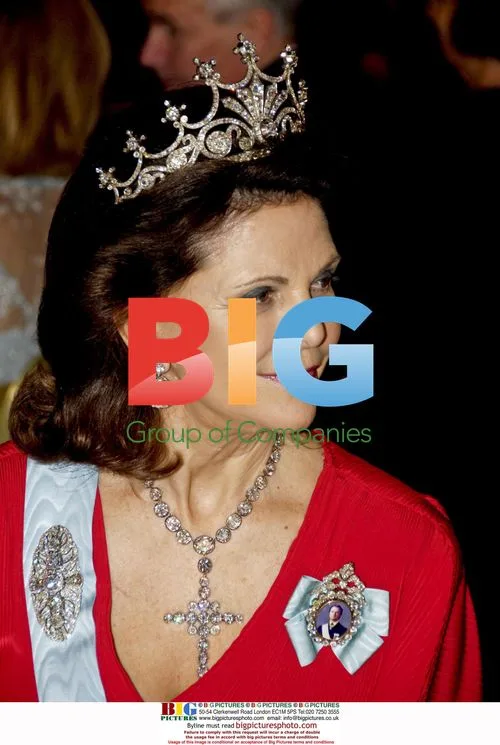 Queen Silvia at Nobel Banquet