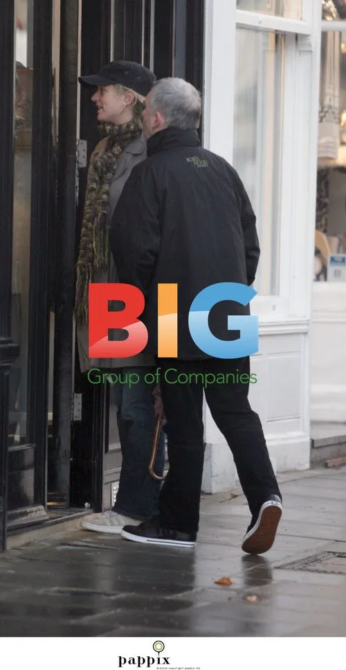 UK Star Wars Actor Denis Lawson with Younger Woman