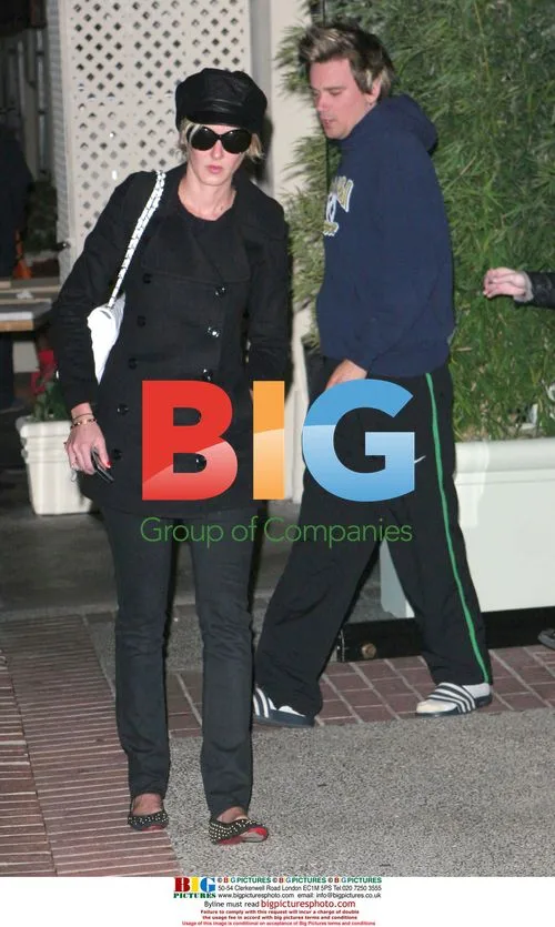 Kimberly Stewart and brother Sean leaving LA salon