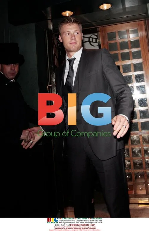 Andrew, aka Freddie Flinoff, leaves the Ivy in London