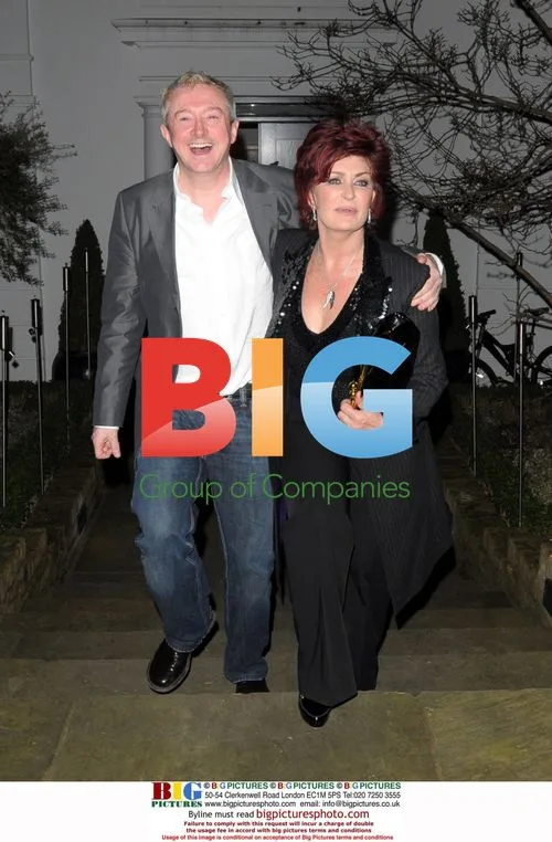 Sharon Osbourne and Louis Walsh at Matthew Freud's Christmas Party