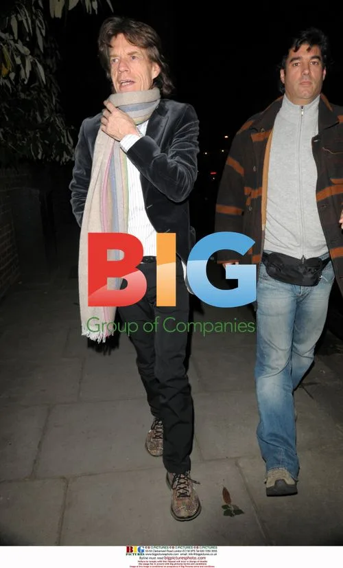Mick Jagger at Matthew Freud's Party