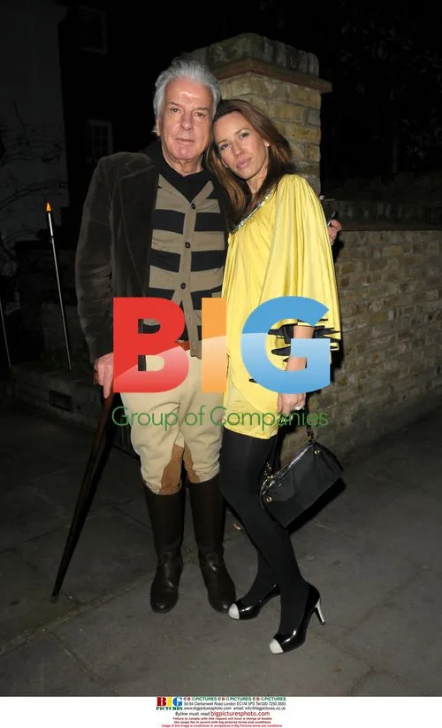 Nicky Haslam at Matthew Freud's Christmas Party