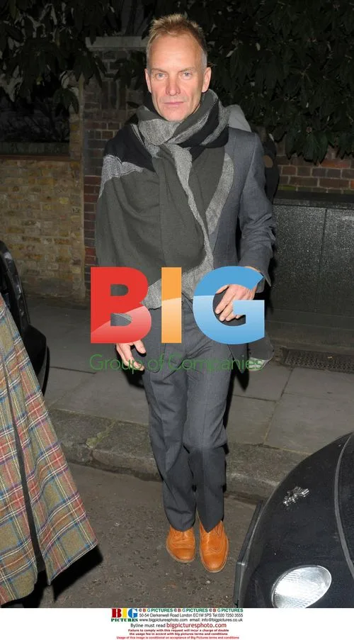 Sting at Matthew Freud's Christmas Party