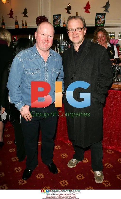 Steve McFadden and Harry Enfield at Snow White Panto