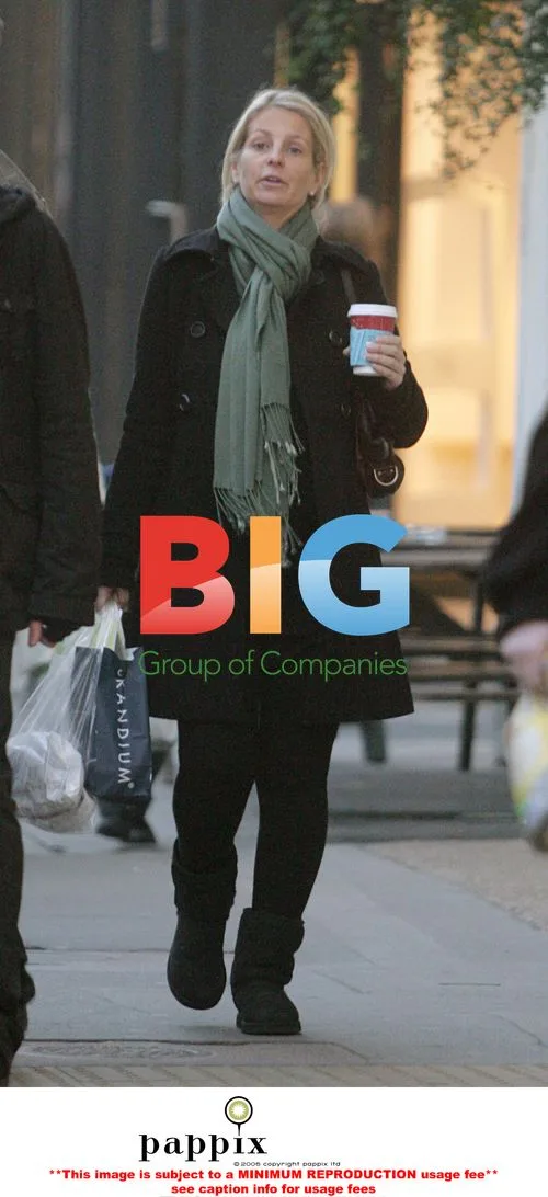 Ulrika Jonsson and Brian Monet Shopping in London