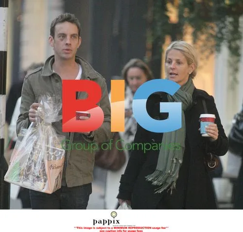 Ulrika Jonsson and Brian Monet Shopping in London