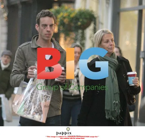 Ulrika Jonsson and Brian Monet Shopping in London