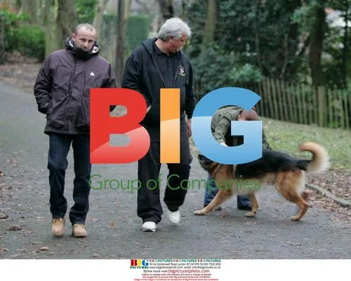 Kerry Katona and Mark Croft Train Dog